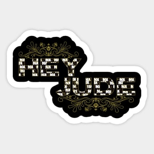 hey jude (the beatles) Sticker